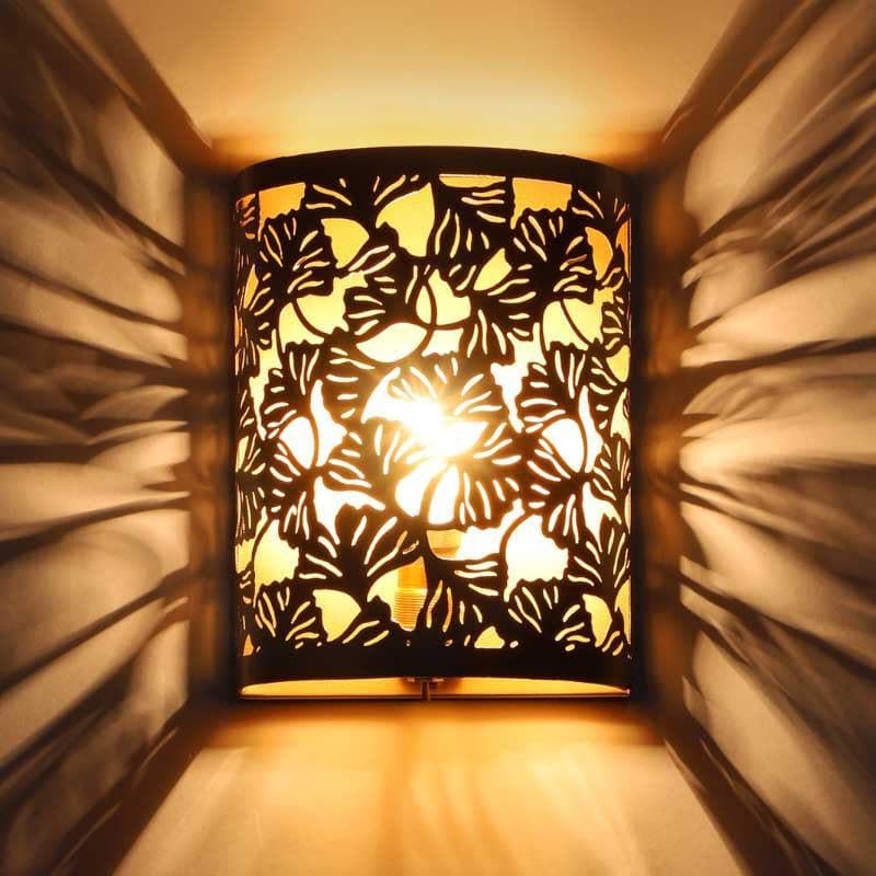 Wall Lamp - Pattey Etched Wall Lamp - Round