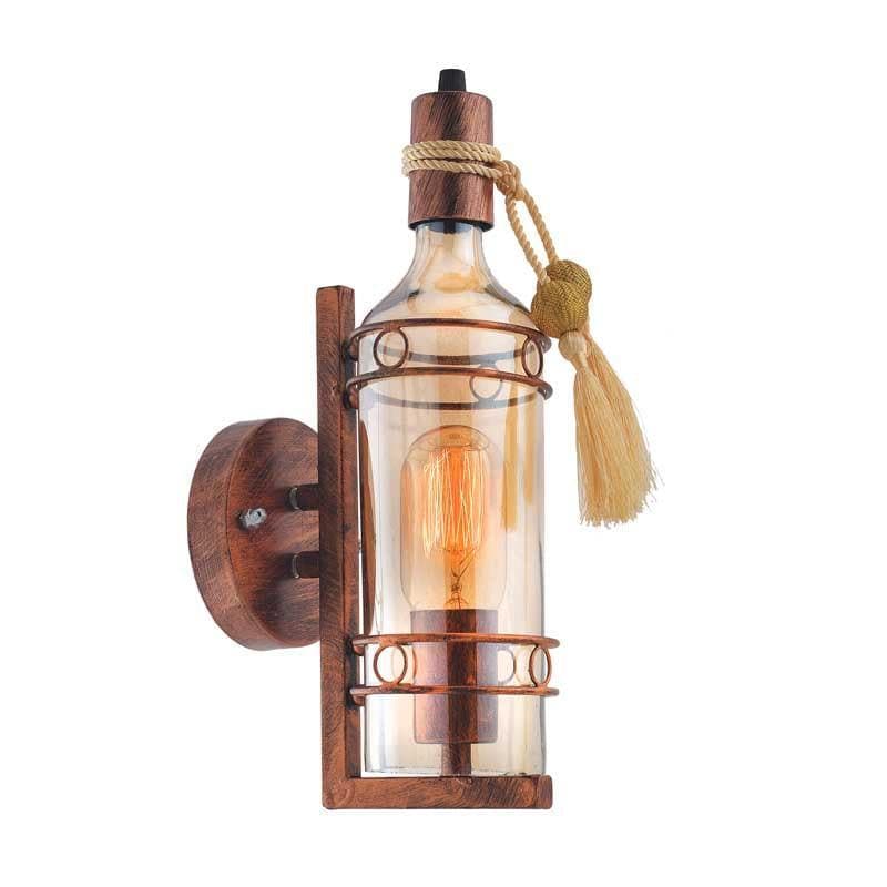 Buy Rustic Bottle Wall Lamp Wall Lamp from Vaaree