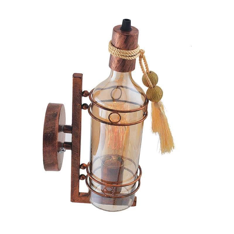 Buy Rustic Bottle Wall Lamp Wall Lamp from Vaaree