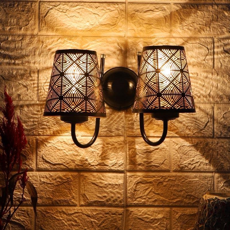 Buy Sphere Zome Double Wall Lamp Wall Lamp from Vaaree