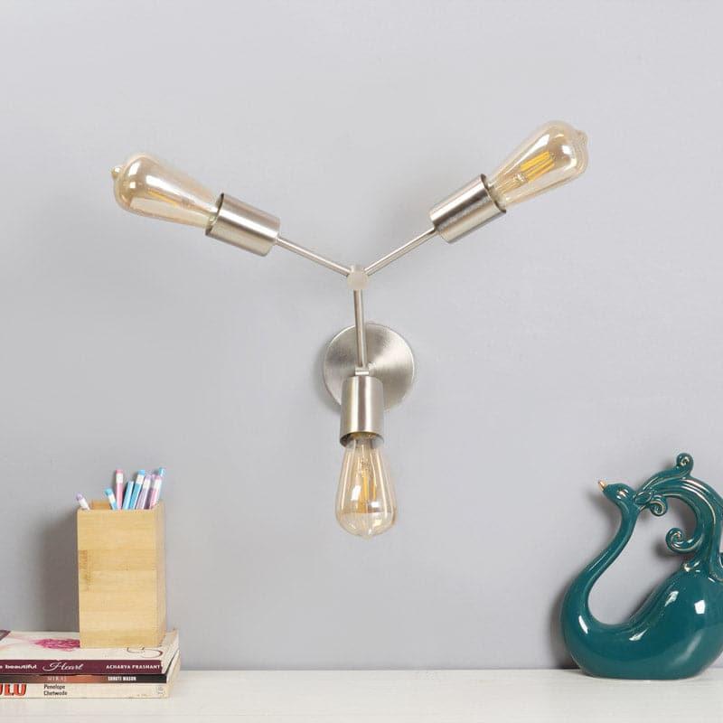 Buy Triona Wall Lamp - Silver Wall Lamp from Vaaree