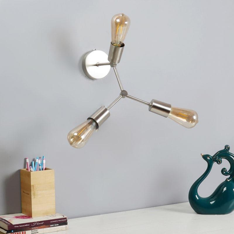 Buy Triona Wall Lamp - Silver Wall Lamp from Vaaree