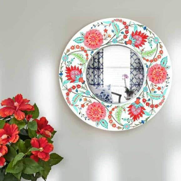 Buy Wall Mirror - Chadreya Bloom Designer Mirror at Vaaree online
