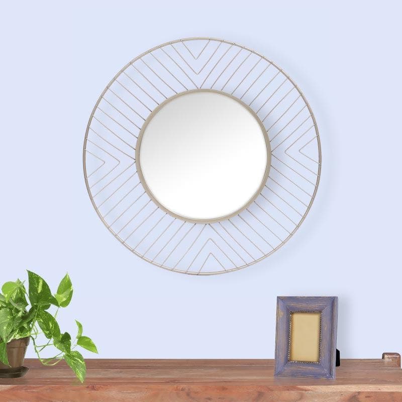 Buy Geometric Mirror Wall Mirror from Vaaree