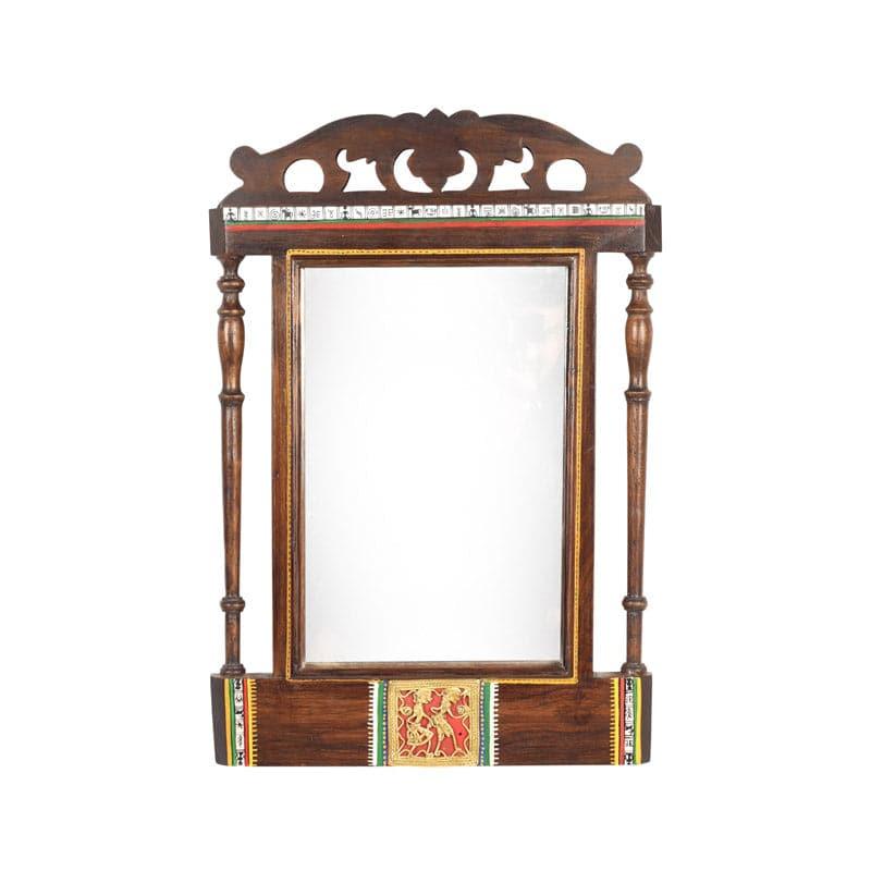 Buy Wall Mirror - Glema Wooden Mirror at Vaaree online
