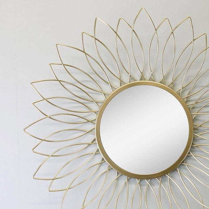 Buy Huda Wall Mirror - Gold Wall Mirror from Vaaree