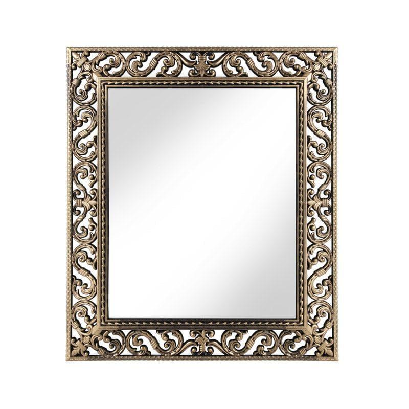 Buy Wall Mirror - Misty Maze Mirror - Copper at Vaaree online