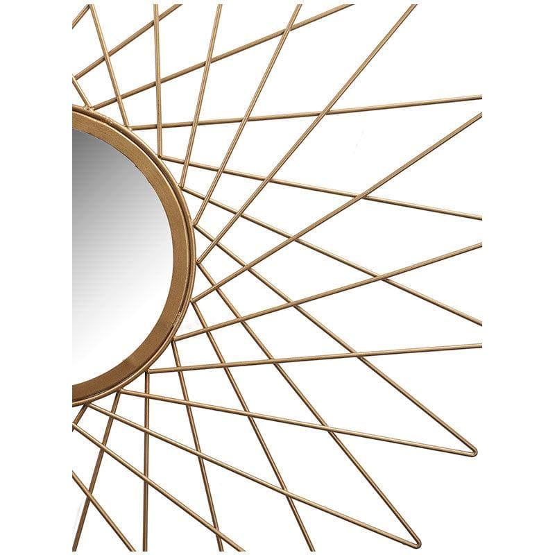 Buy Radiant Nibbler Wall Mirror - Gold Wall Mirror from Vaaree