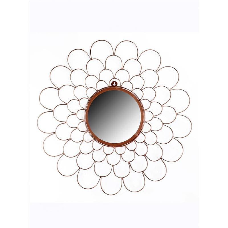 Buy Shimmer Snacker Wall Mirror - Copper Wall Mirror from Vaaree