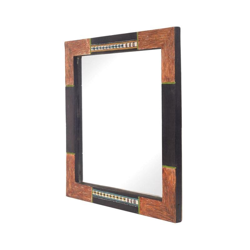 Buy Warli Wista Wooden Mist Wall Mirror from Vaaree