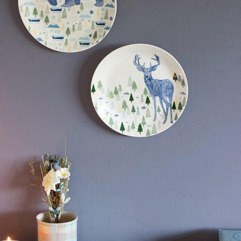 Buy Animal Illustrative Series Wall Plate- Deer Wall Plates from Vaaree