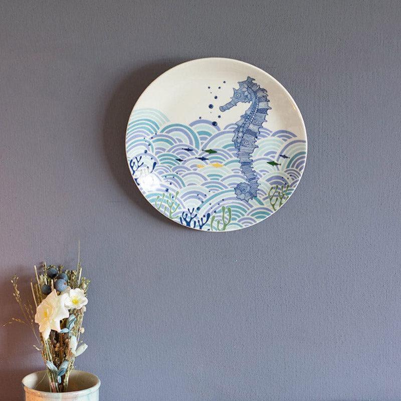 Buy Animal Illustrative Series Wall Plate- Sea Horse Wall Plates from Vaaree