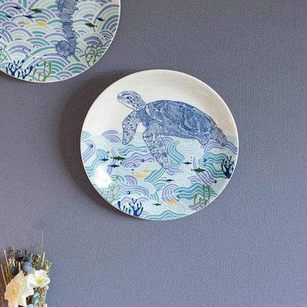 Buy Wall Plates - Animal Illustrative Series Wall Plate- Turtle at Vaaree online