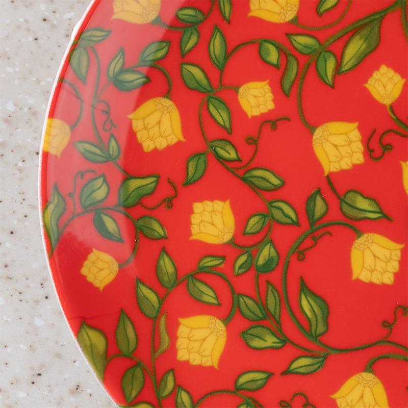 Buy Arzoo Decorative Wall Plate - Orange Wall Plates from Vaaree