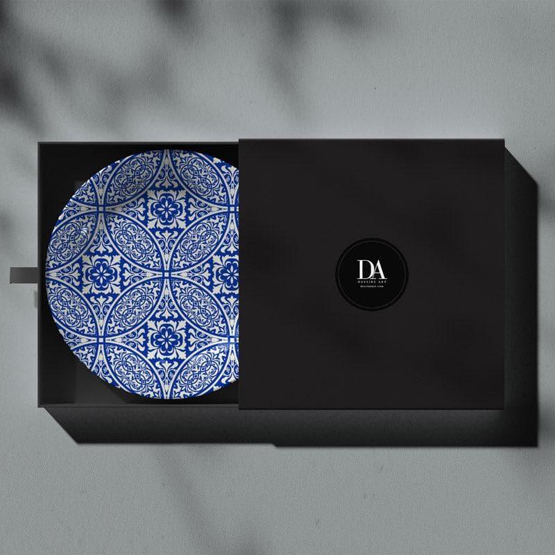 Wall Plates - Blue Pottery Mandala Wall Plate