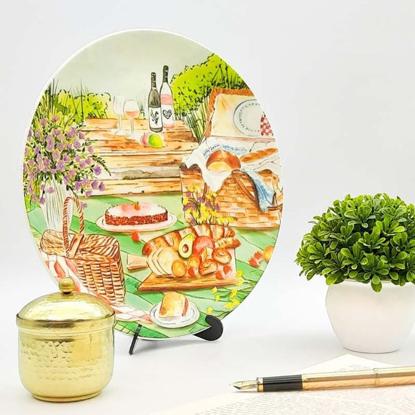 Wall Plates - English Theme Breakfast Decorative Plate