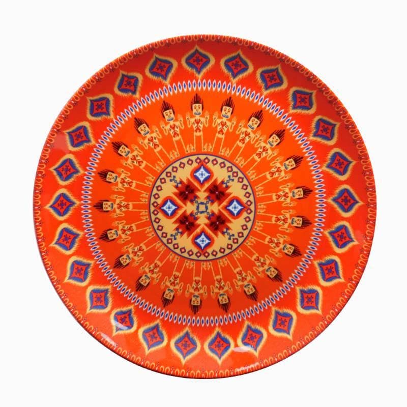 Buy Ikkat Patterned Decorative Plate Wall Plates from Vaaree