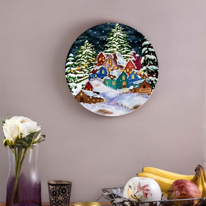 Buy Its Christmas Time Decorative Plate Wall Plates from Vaaree