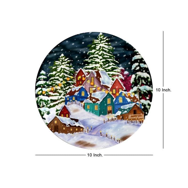 Buy Its Christmas Time Decorative Plate Wall Plates from Vaaree