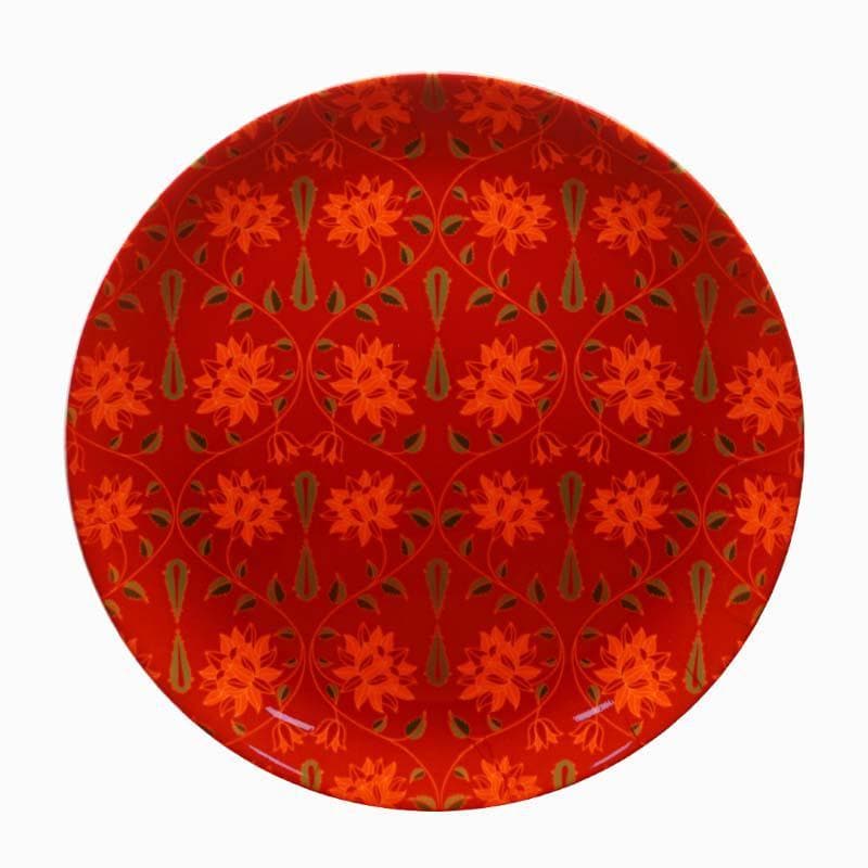 Wall Plates - Magnate Mughal decorative Plate - Red