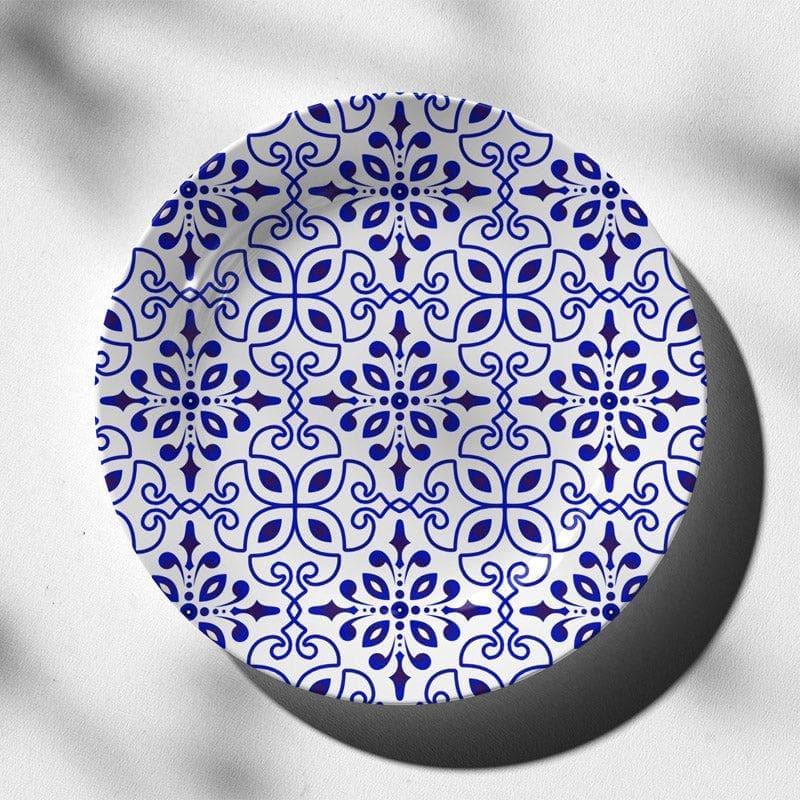 Buy Moroccan And Blue Pottery Wall Plate Wall Plates from Vaaree