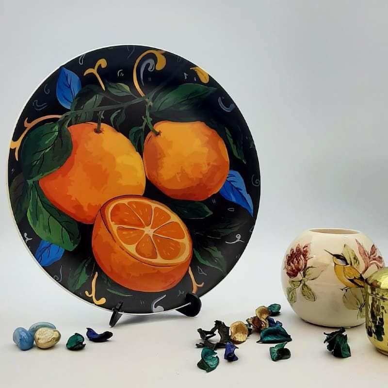 Buy Oranges From Italy Decorative Plate Wall Plates from Vaaree