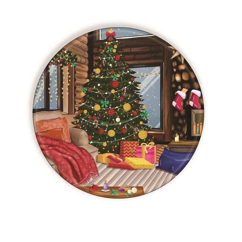 Buy Santa Surprise Wall Plate Wall Plates from Vaaree