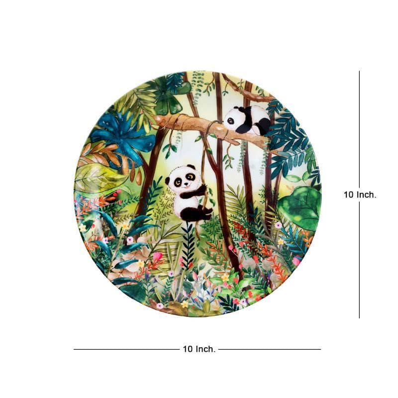 Buy Swings Of A Panda Decorative Plate Wall Plates from Vaaree