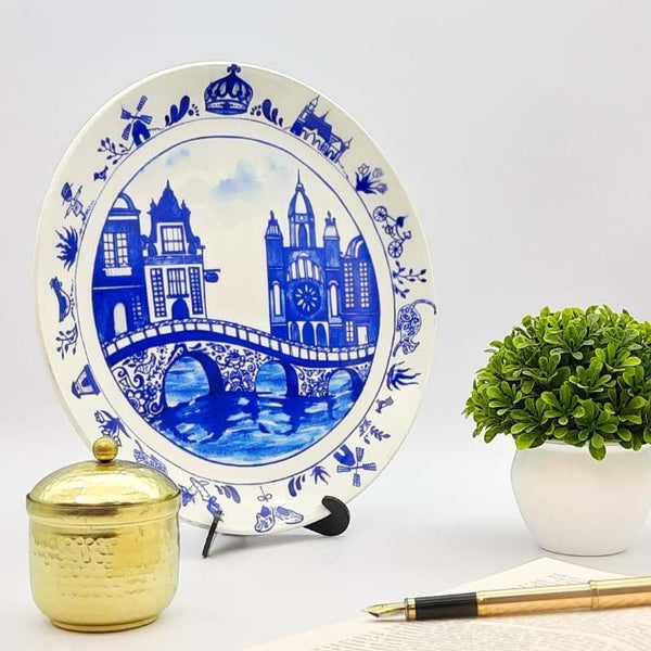 Buy Wall Plates - That Bridge Decorative Plate at Vaaree online