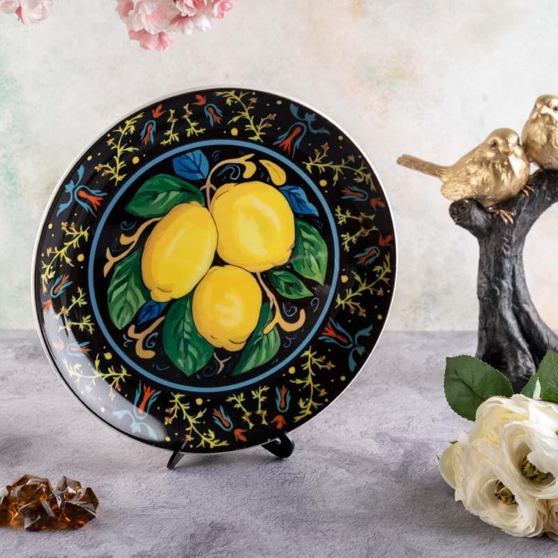 Buy The Italian Lemons Decorative Plate Wall Plates from Vaaree