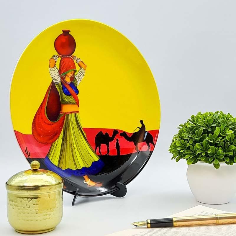 Buy The Nomad Decorative Plate Wall Plates from Vaaree