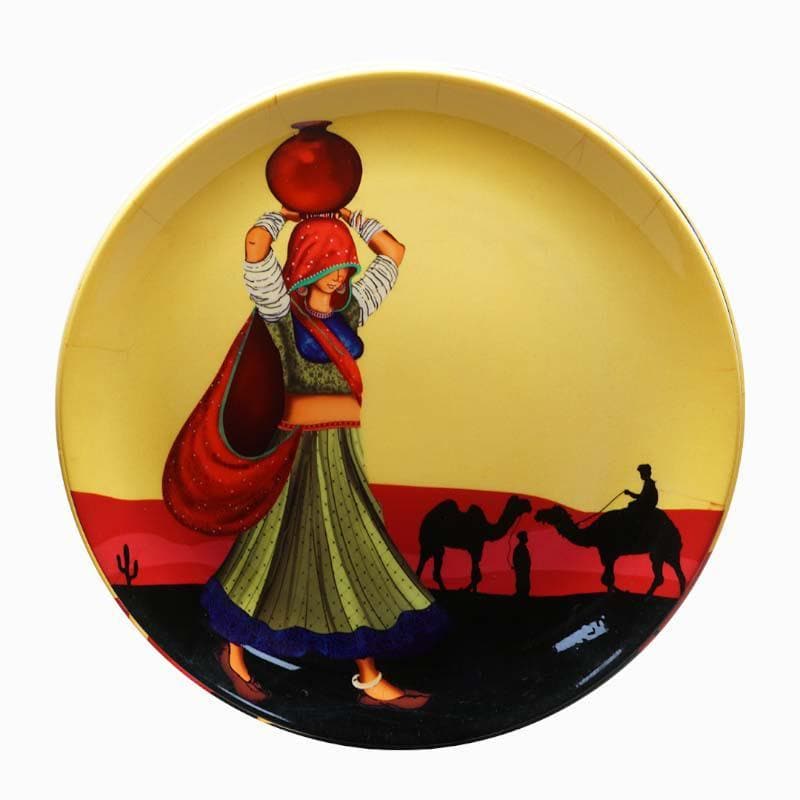 Buy The Nomad Decorative Plate Wall Plates from Vaaree