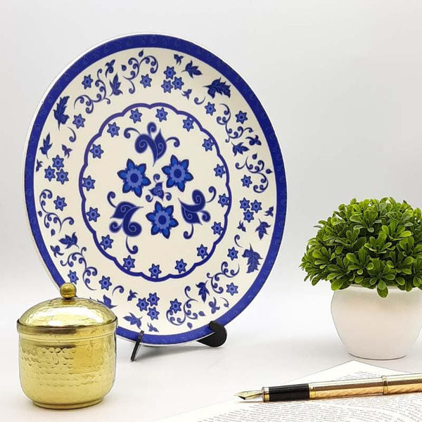 Buy Wall Plates - The Summer Moonflower Decorative Plate at Vaaree online