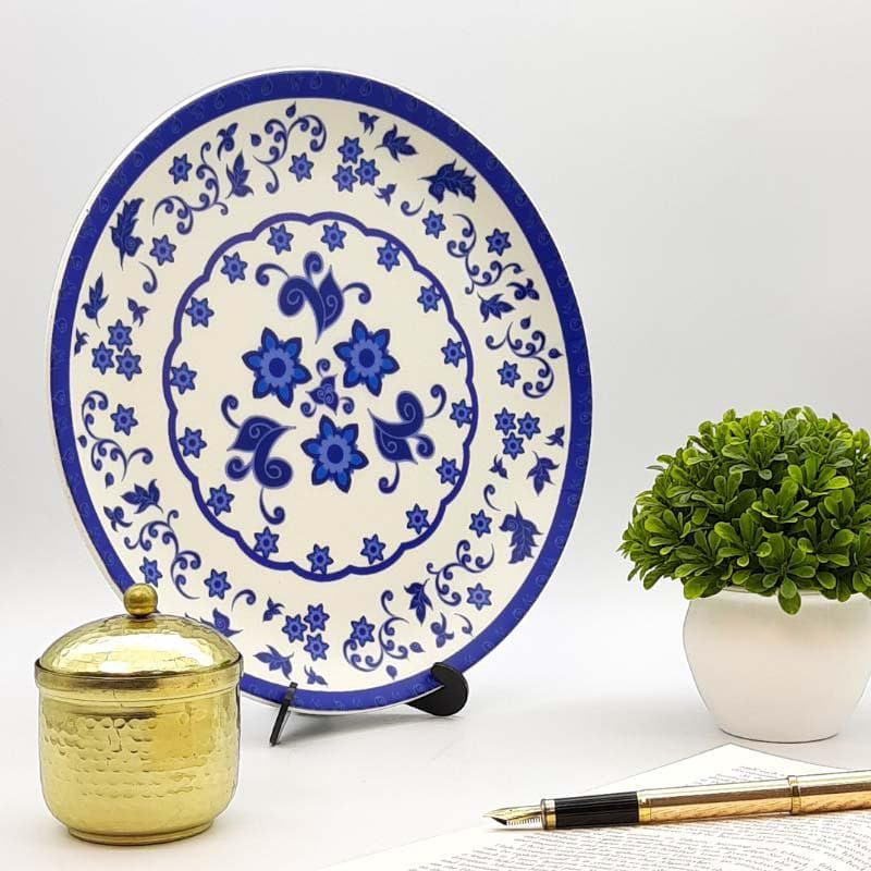 Buy The Summer Moonflower Decorative Plate Wall Plates from Vaaree