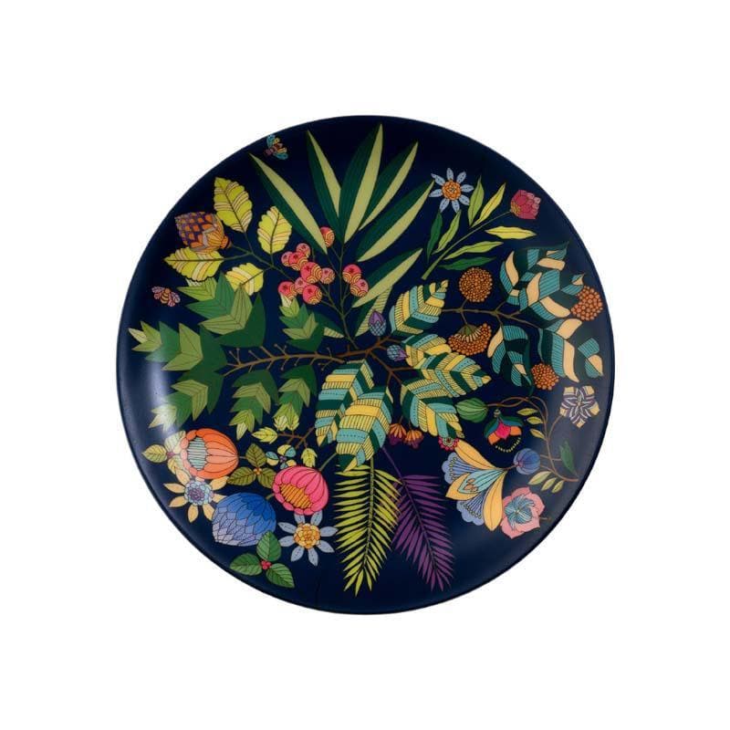 Wall Plates - The Vibrant Bliss Decorative Plate - Blue