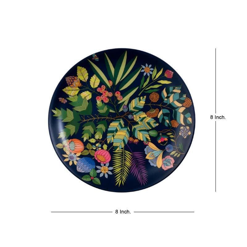 Wall Plates - The Vibrant Bliss Decorative Plate - Blue