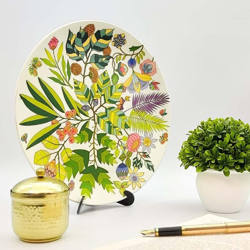 Buy Vibrant Bliss Decorative Plate Wall Plates from Vaaree