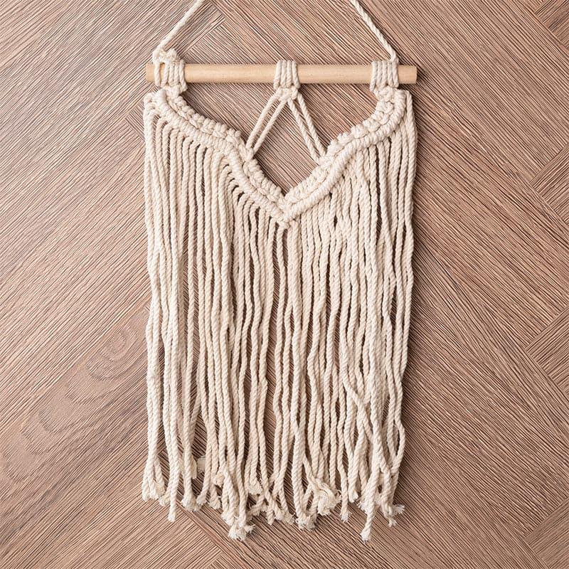 Wall Tapestry - Fiona Macrame Wall Accent - Set Of Three