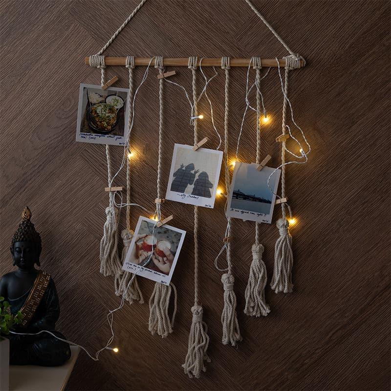 Buy Morly Macrame Photo Hanger Wall Tapestry from Vaaree