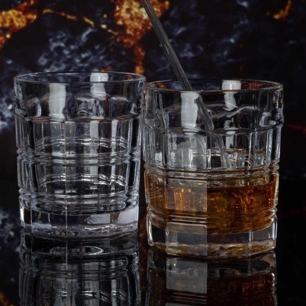 Buy Auster Whiskey Glass (300 ML) - Set Of Six Scotch & Whiskey Glasses from Vaaree