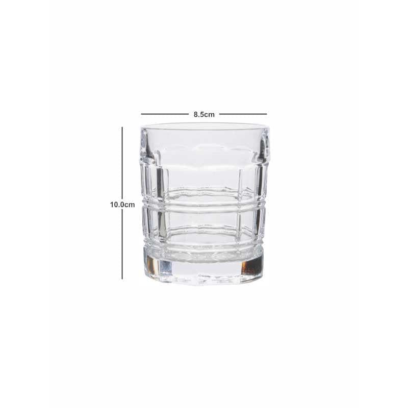 Buy Auster Whiskey Glass (300 ML) - Set Of Six Scotch & Whiskey Glasses from Vaaree