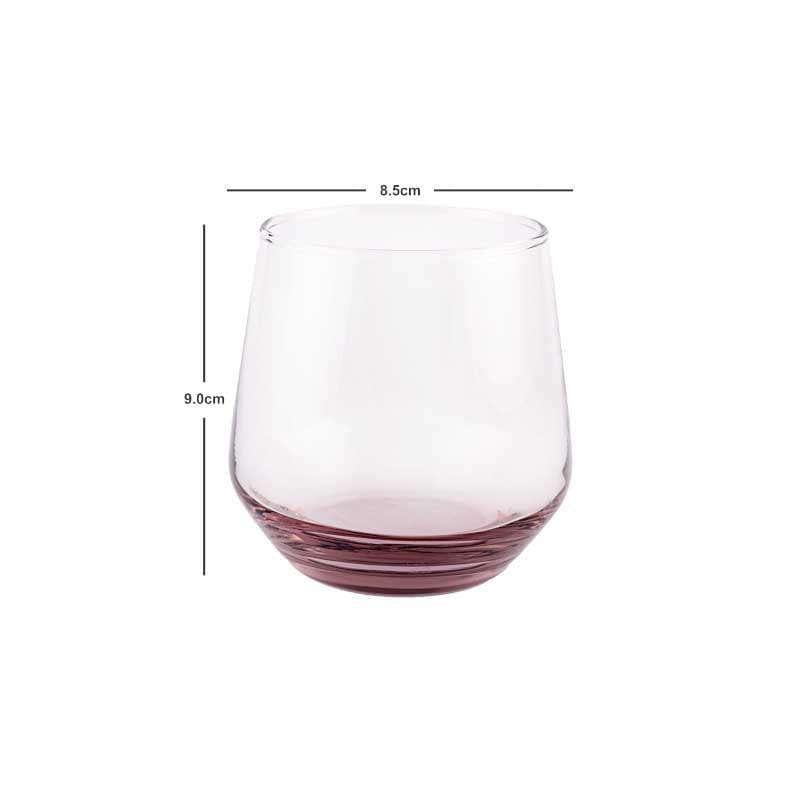 Buy Ravio Glass Tumbler (360 ML) - Set Of Six Scotch & Whiskey Glasses from Vaaree