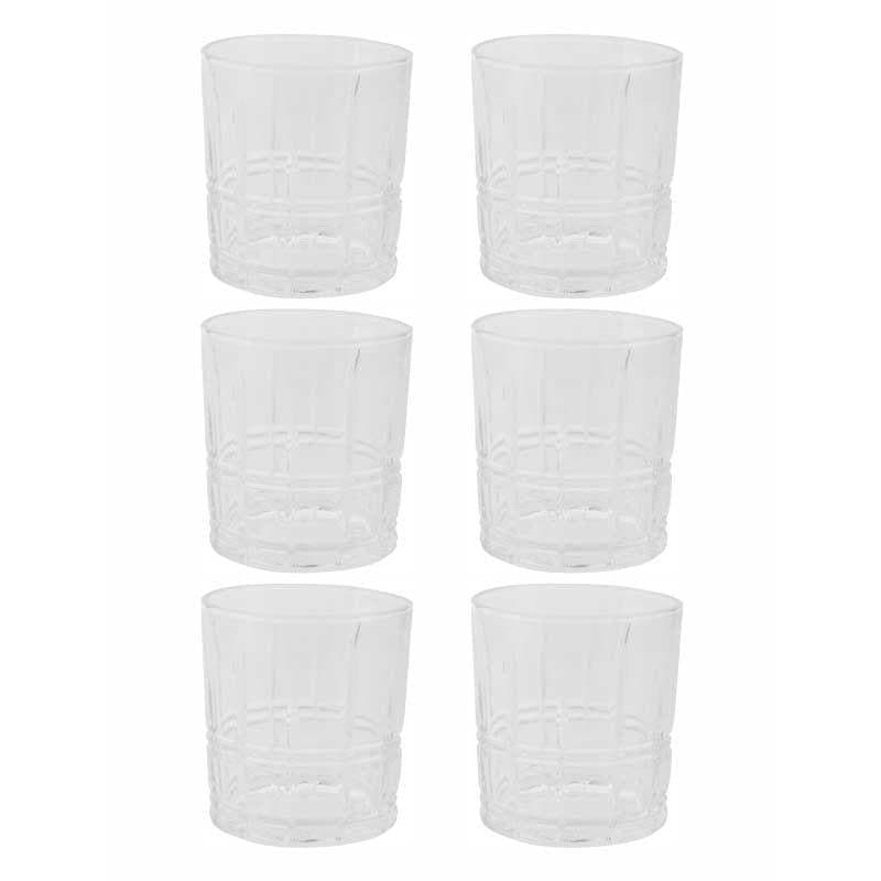 Buy Riverpoo Whiskey Glass (310 ML) - Set Of Six Scotch & Whiskey Glasses from Vaaree