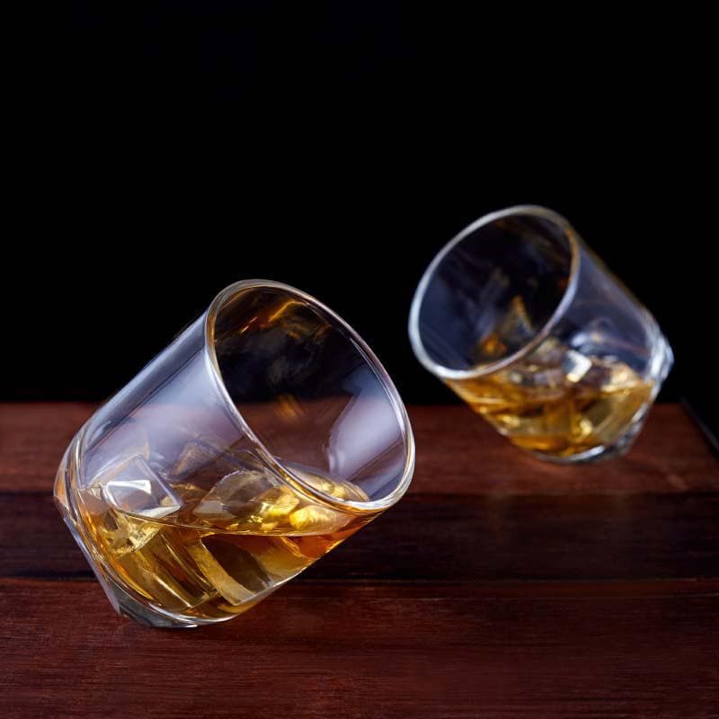 Scotch & Whiskey Glasses - Symbosy Glass Tumbler (230 ML) - Set Of Six