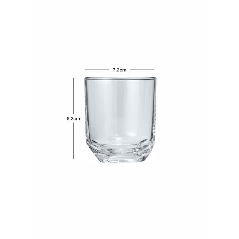 Buy Symbosy Glass Tumbler (230 ML) - Set Of Six Scotch & Whiskey Glasses from Vaaree