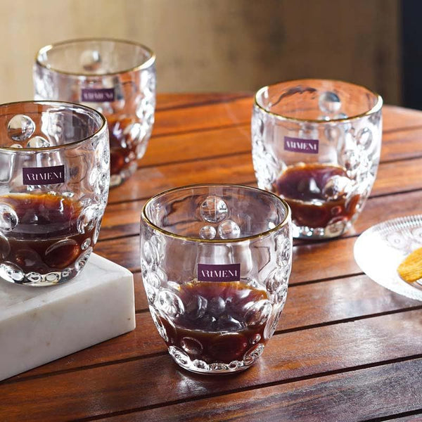 Scotch & Whiskey Glasses - Bobble Wobble Whiskey Glass (300 ml ) - Set Of Four