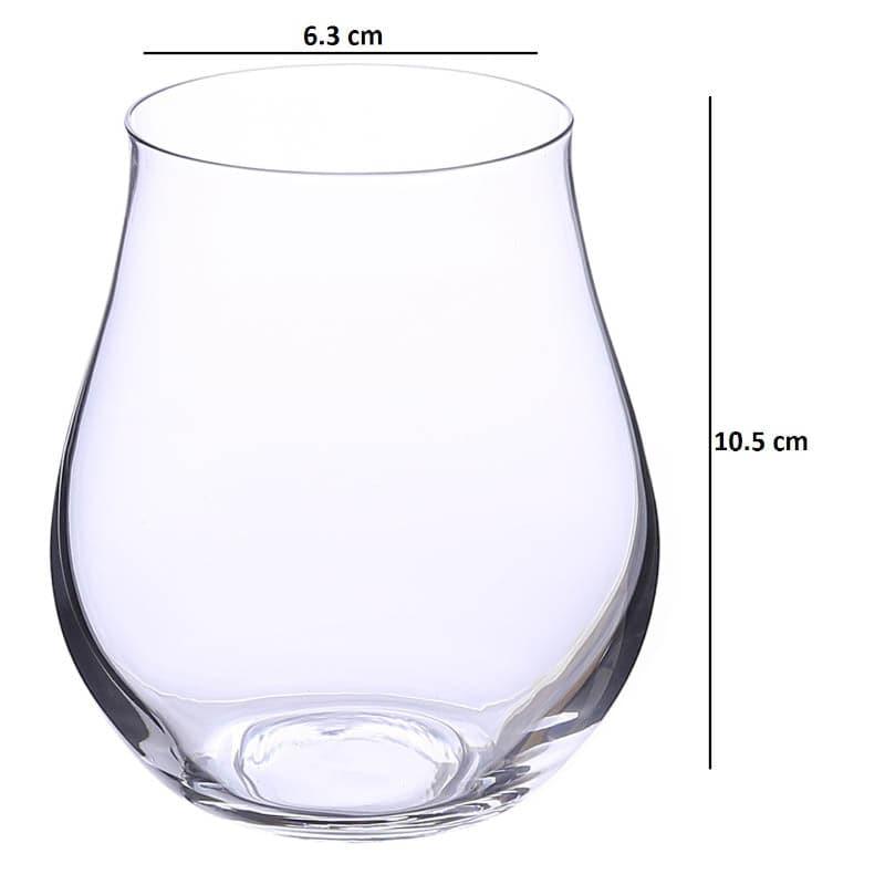 Buy Cabella Whiskey Glass (320 ML) - Set Of Six Scotch & Whiskey Glasses from Vaaree