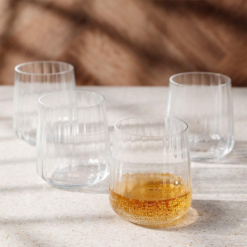 Buy Spiegelau Lifestyle Tumbler (340 ML) - Set Of Four Scotch & Whiskey Glasses from Vaaree