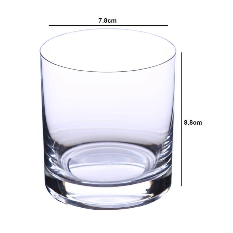 Buy Neo Classic Whiskey Glass (280 ML) - Set Of Six Scotch & Whiskey Glasses from Vaaree