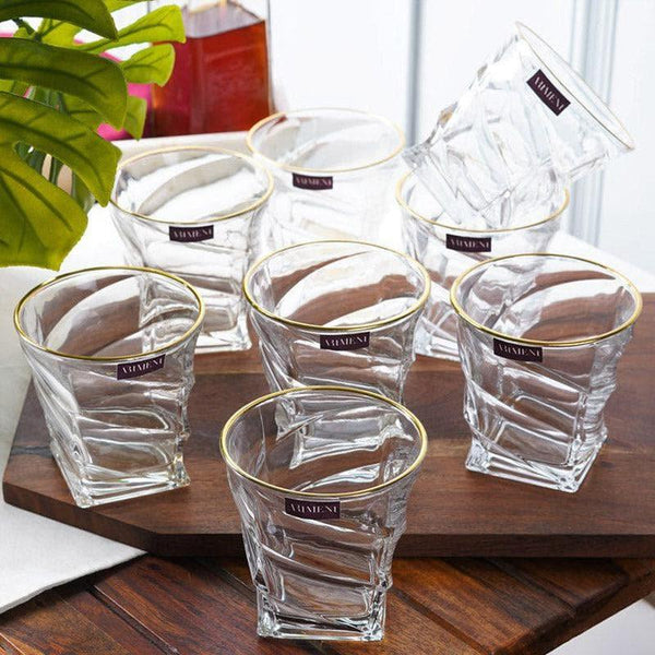 Scotch & Whiskey Glasses - Passion Swirl Glass (320 ml) - Set of Four